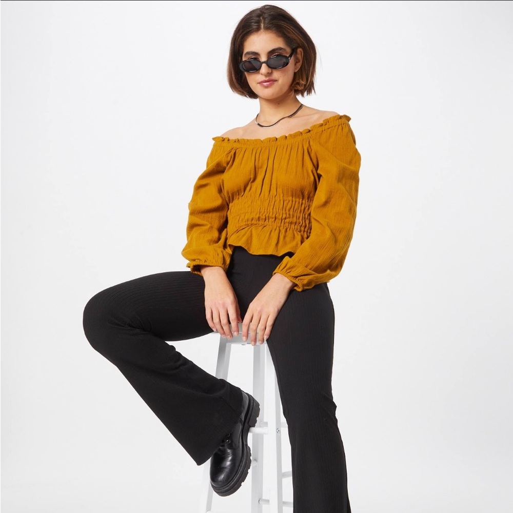 Madewell Sophia Top in Textured Plaid